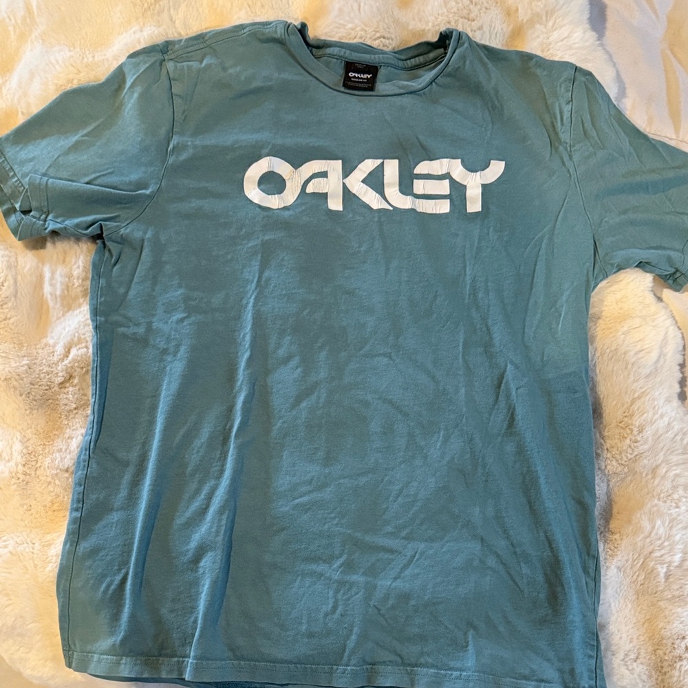 Oakley Men's Teal Short Sleeve Tee